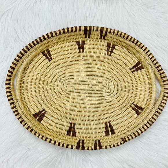 Hand Woven Basket Tray and Coffee/Tea Set - Picture 9 of 14